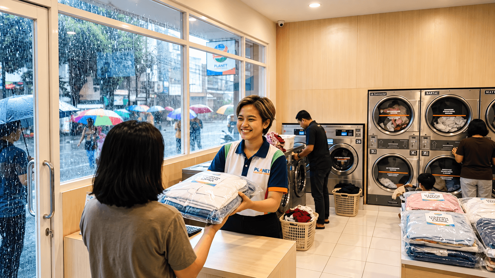 Musim Hujan Segera Tiba! Peluang Emas Panen Cuan untuk Bisnis Laundry Anda